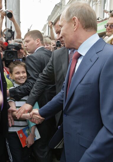 Рабочая поездка В.Путина в Приволжский ФО