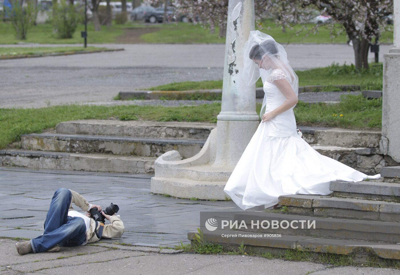 Свадебные гуляния в Ростове-на-Дону