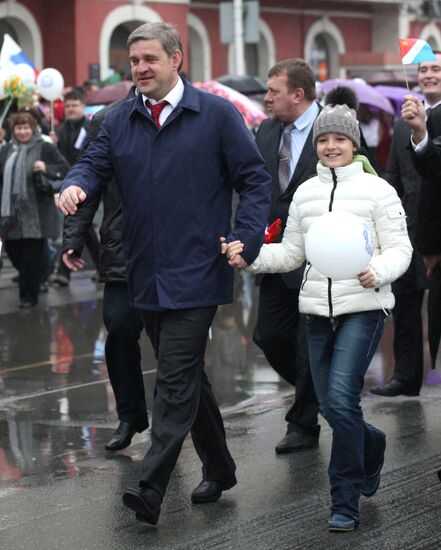 Сергей Дарькин с дочерью Ярославой
