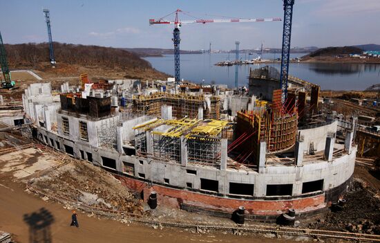 Строительство объектов в рамках подготовки к саммиту АТЭС 2012