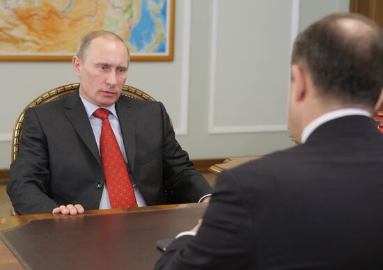 Владимир Путин и Сергей Франк