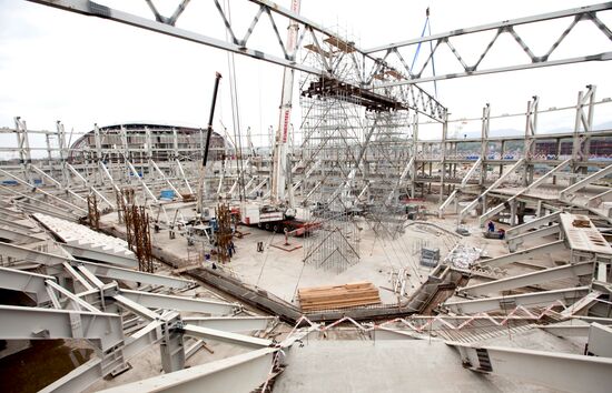 Строительство олимпийских объектов в Сочи