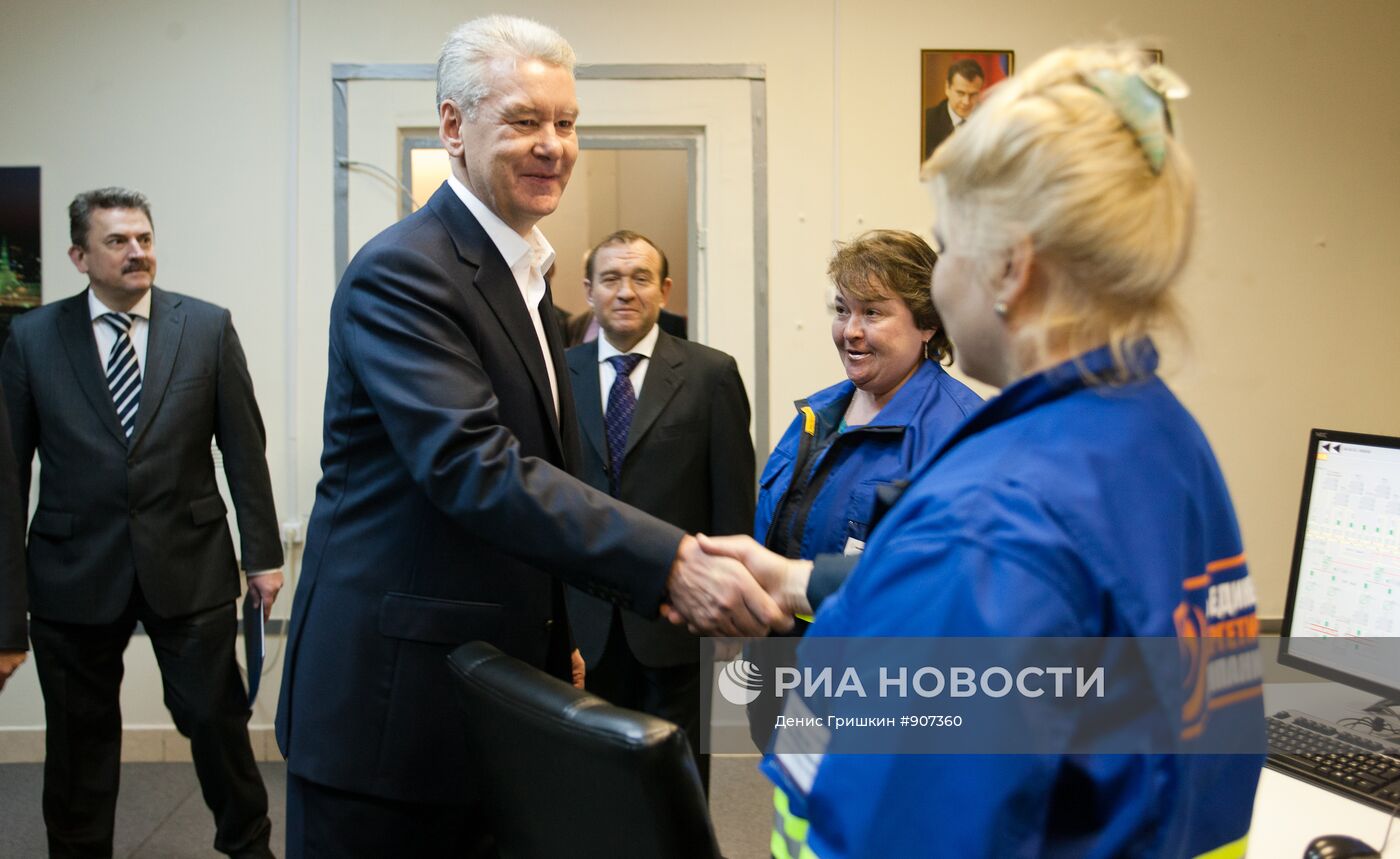 Сергей Собянин запустил электроподстанциию "Магистральная"