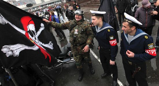 Открытие байкерского сезона во Владивостоке