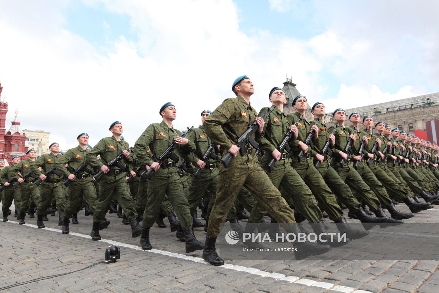 Военный парад, посвященный 66-летию Победы в ВОВ