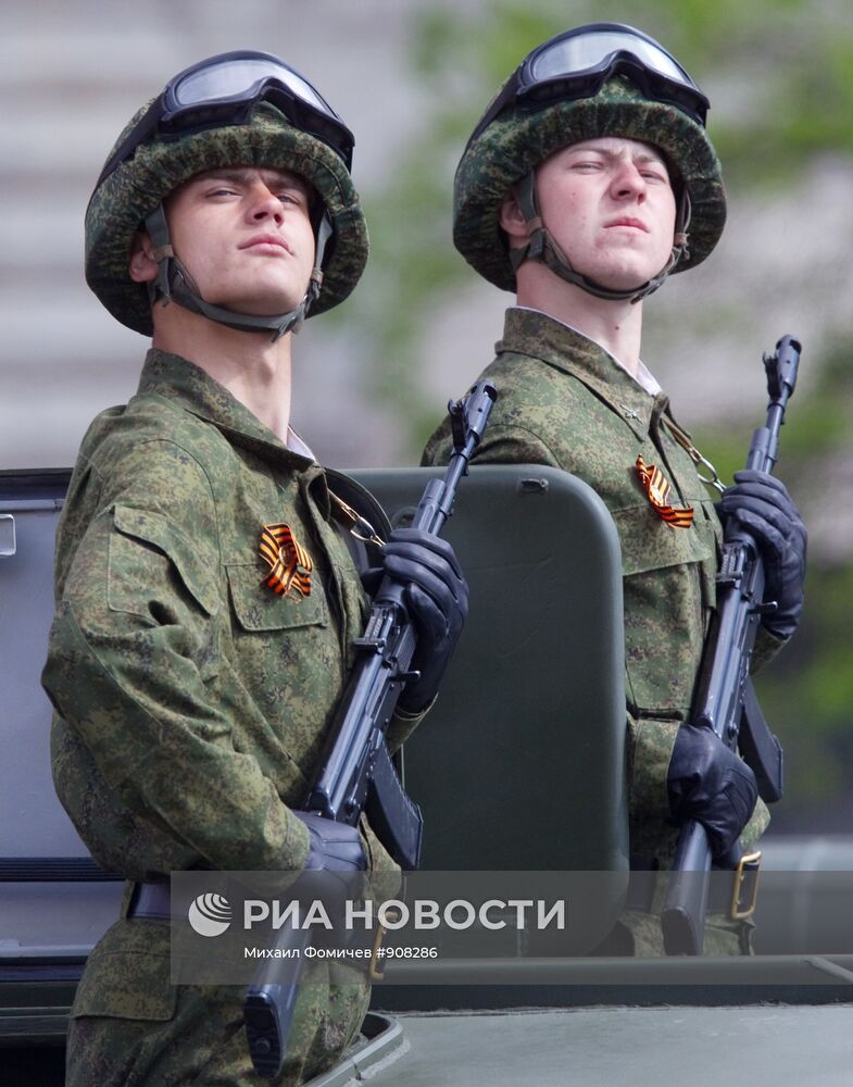 Военный парад, посвященный 66-летию Победы в ВОВ