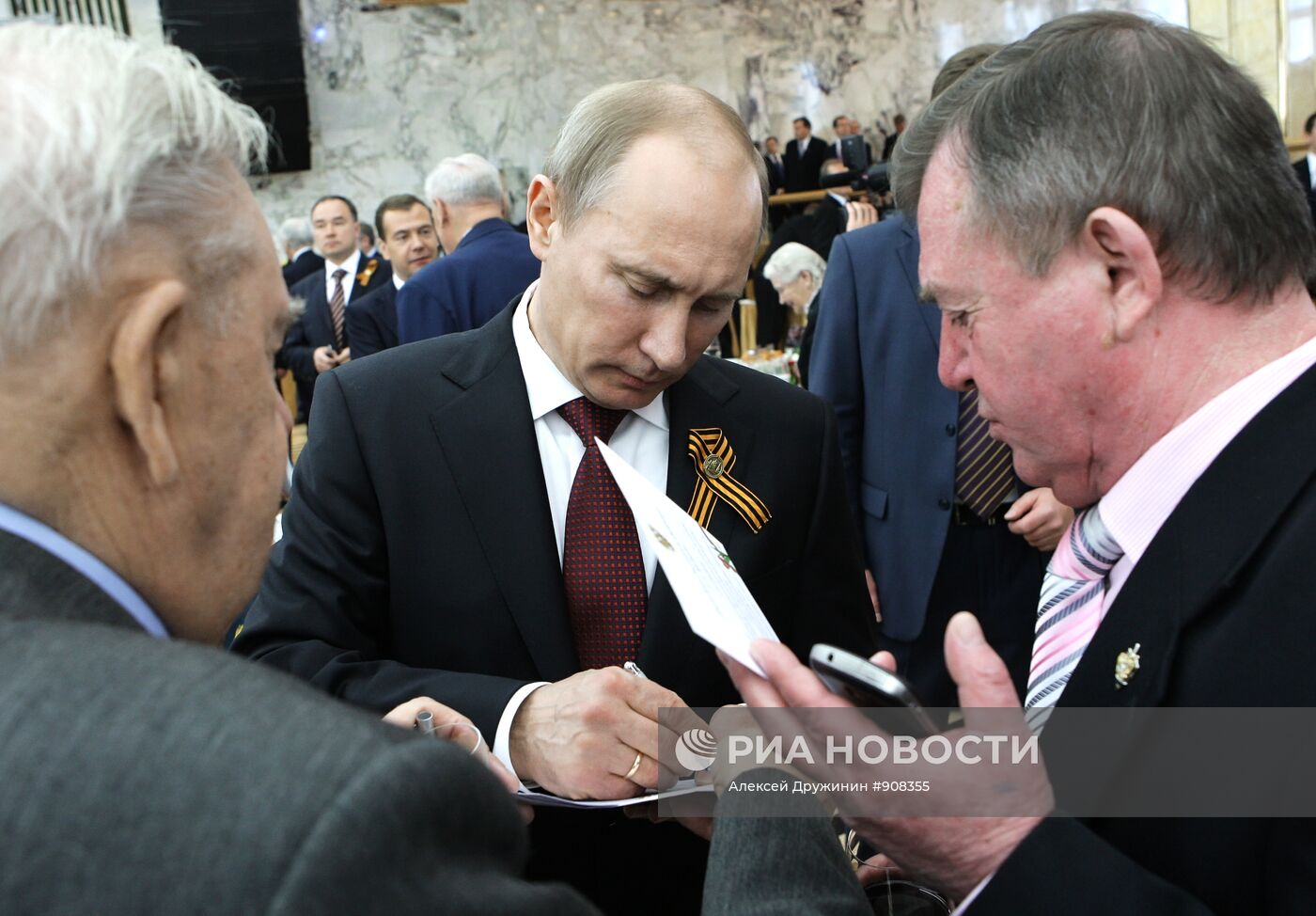 В.Путин на торжественном приеме в Кремле