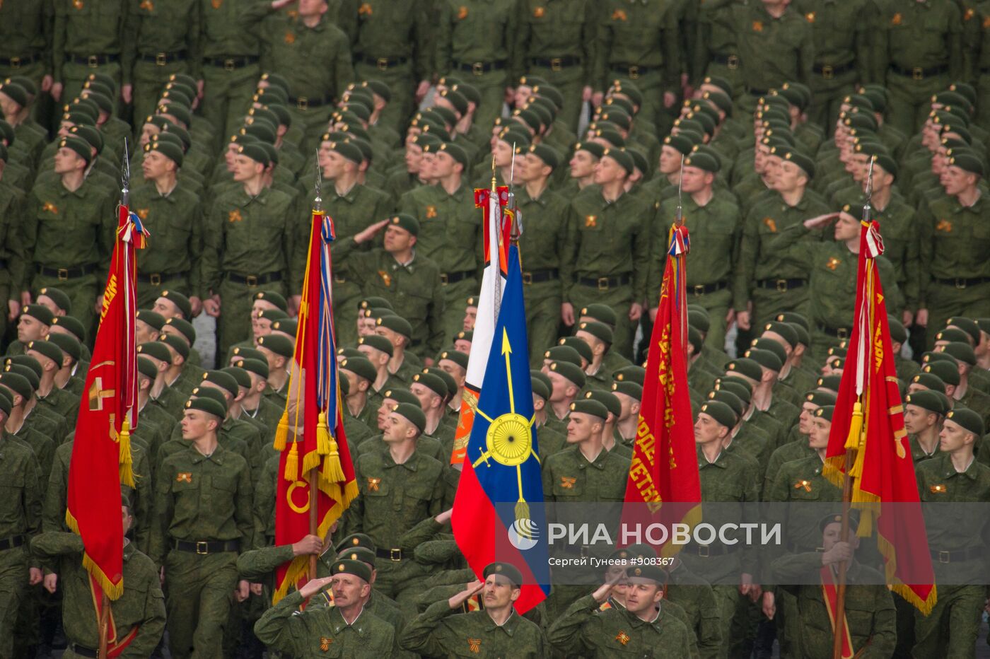 Военный парад, посвященный 66-летию Победы в ВОВ