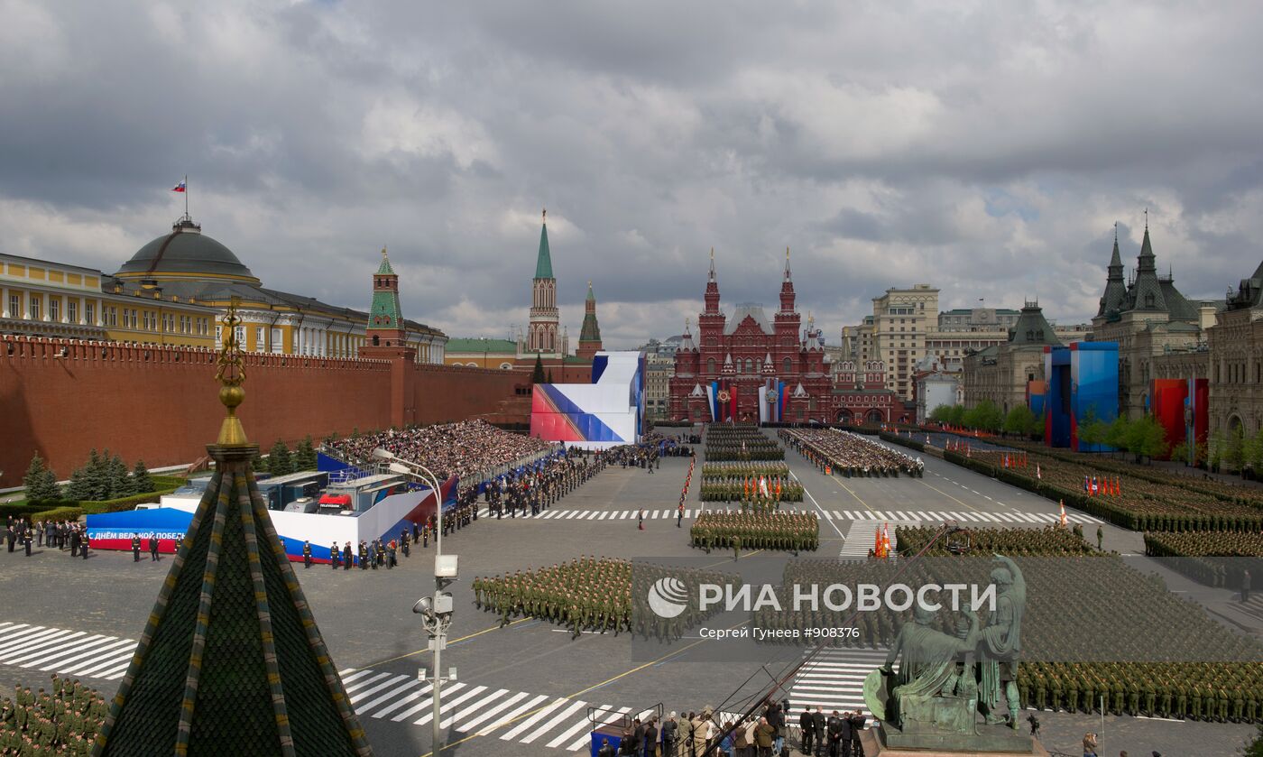 Военный парад, посвященный 66-летию Победы в ВОВ