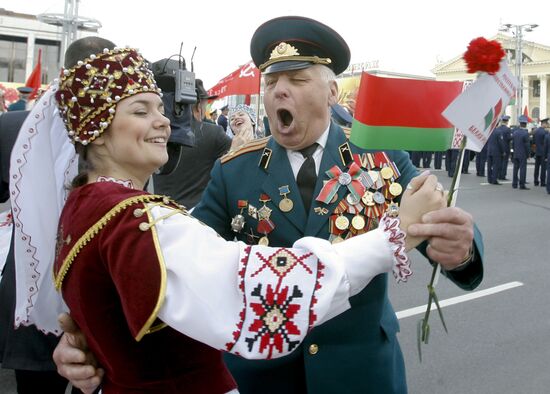 Празднование 9 мая в Минске
