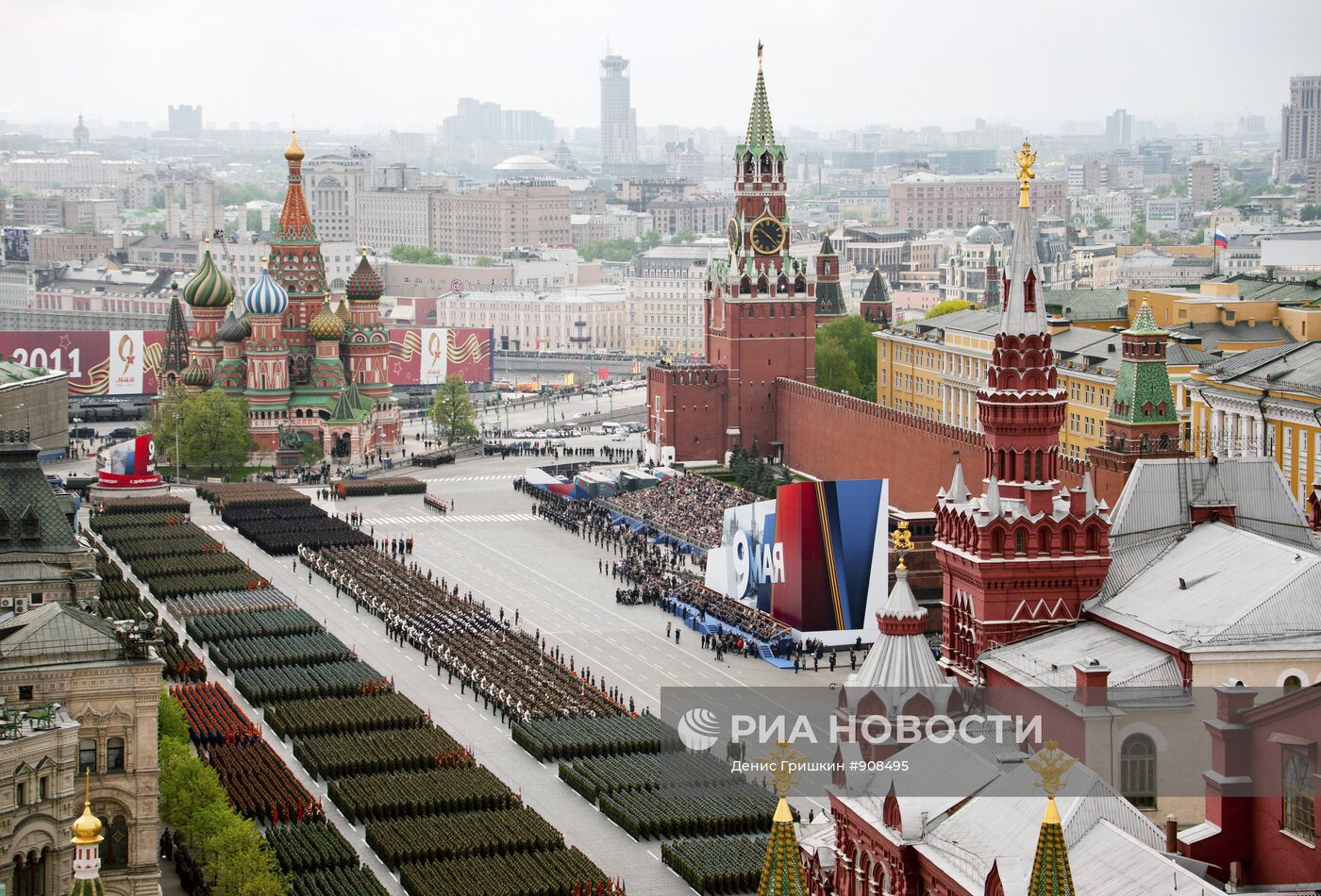 Военный парад, посвященный 66-летию Победы в ВОВ