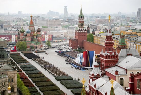 Военный парад, посвященный 66-летию Победы в ВОВ