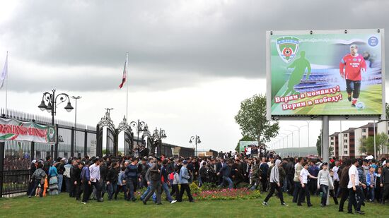 Открытие спорткомплекса им. Ахмат-Хаджи Кадырова в Грозном