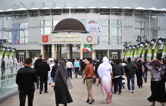 Открытие спорткомплекса им. Ахмат-Хаджи Кадырова в Грозном