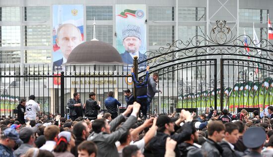 Открытие спорткомплекса им. Ахмат-Хаджи Кадырова в Грозном