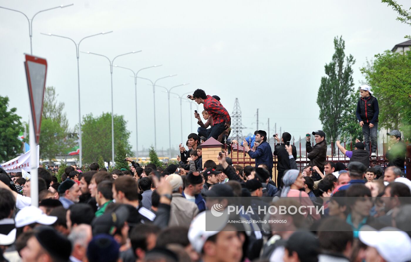 Открытие спорткомплекса им. Ахмат-Хаджи Кадырова в Грозном