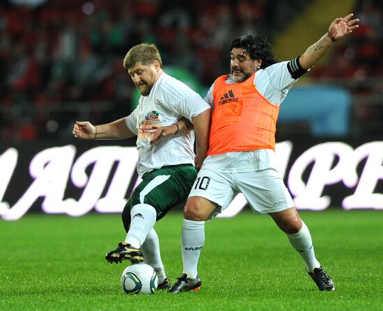 Рамзан Кадыров и Диего Марадона