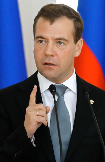 Рабочая поездка Дмитрия Медведев в ЦФО