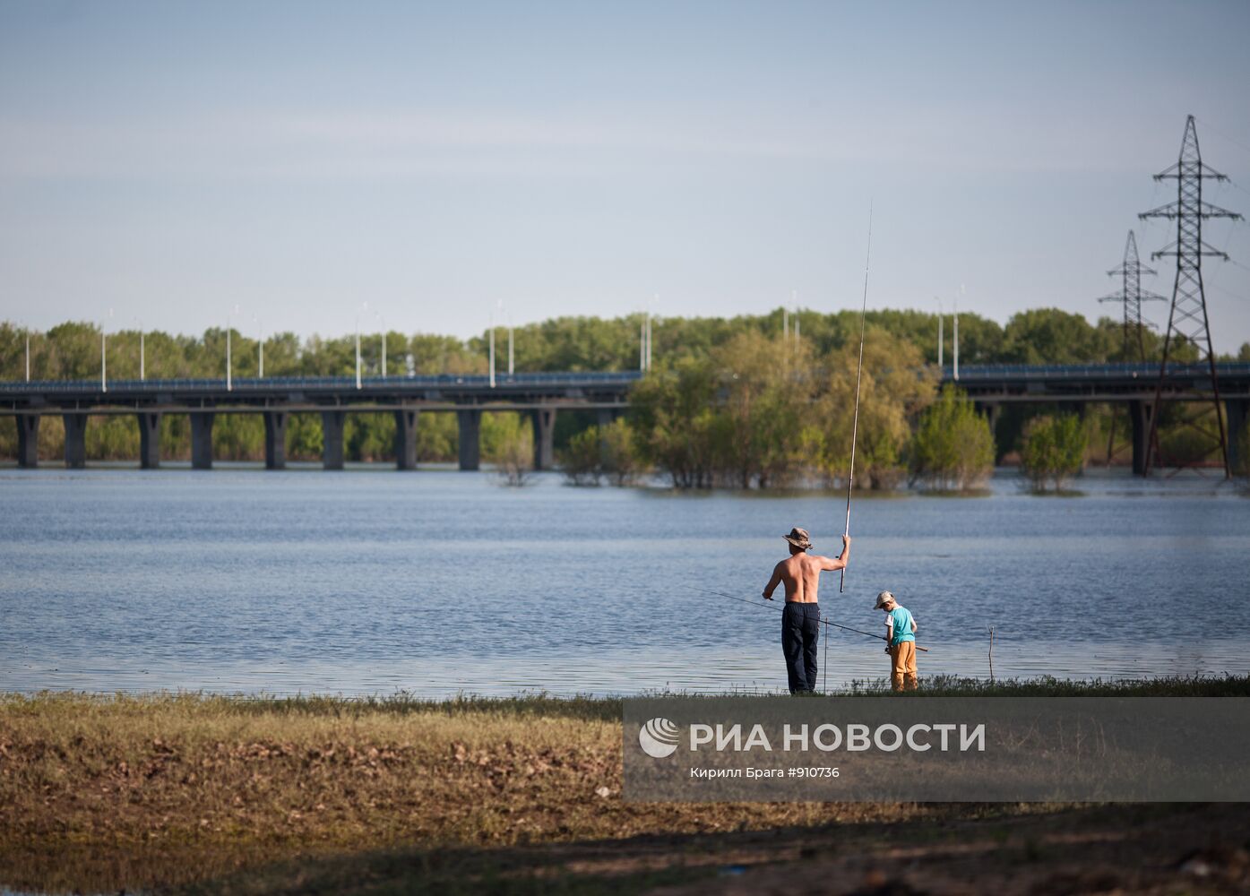 Ежегодное весеннее половодье в Волгоградской области