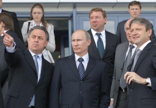 Рабочая поездка В.Путина в ЮФО
