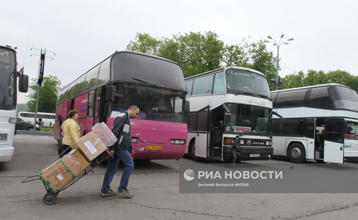 Вещевой рынок в Лужниках