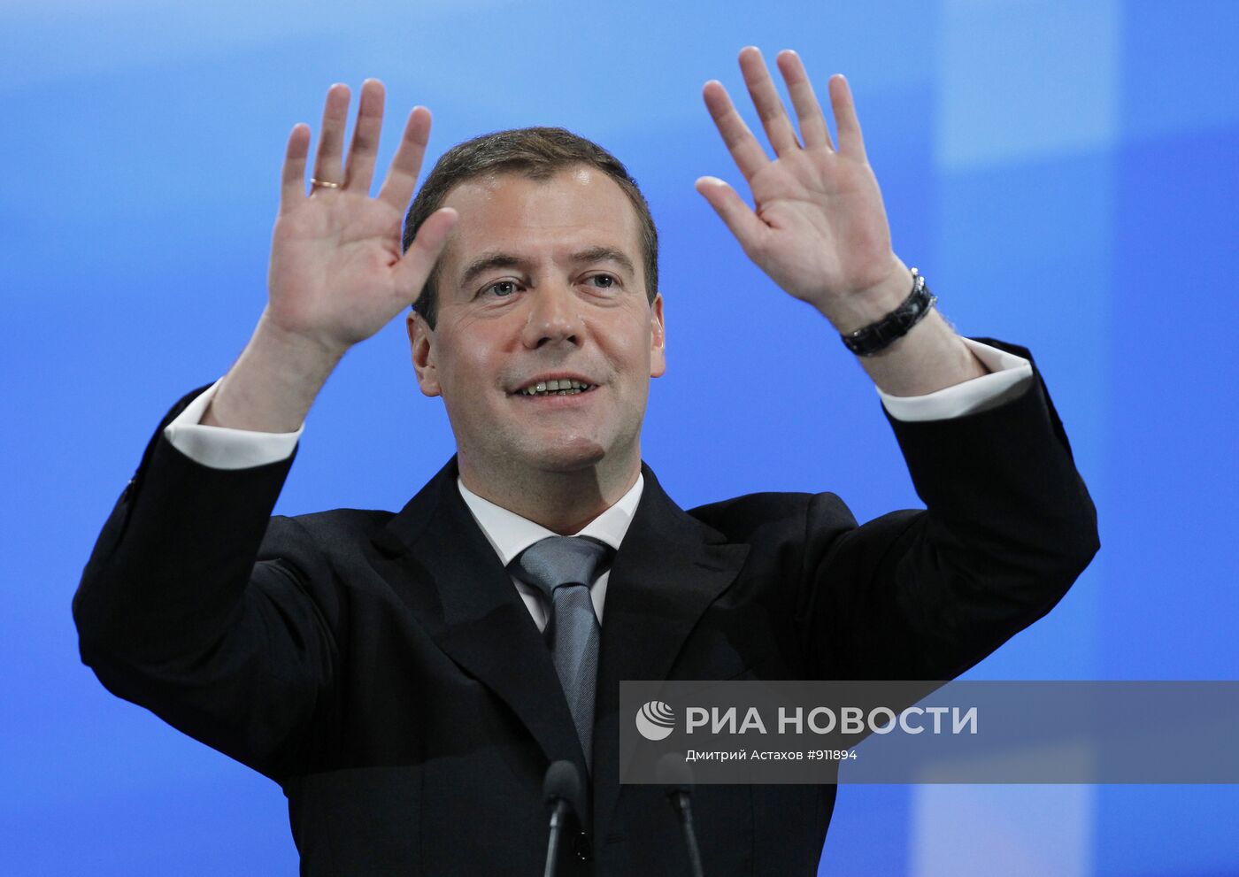 Пресс-конференция президента РФ Д.Медведева в Сколково