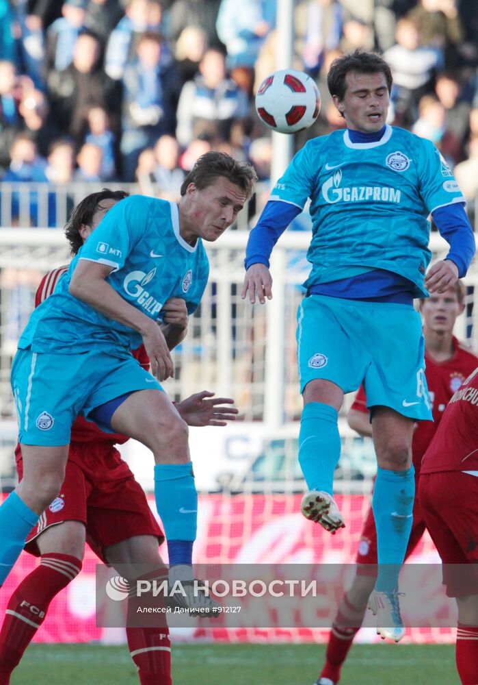 Футбол. Товарищеский матч. "Зенит" - "Бавария"