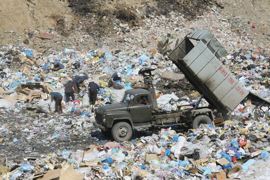 Полигон твердых бытовых отходов под Новосибирском