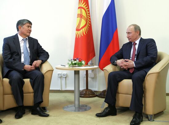 Встреча Владимира Путина и Алмазбека Атамбаева