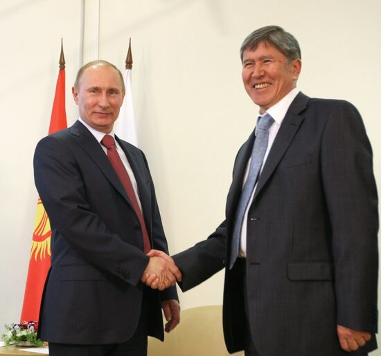 Встреча Владимира Путина и Алмазбека Атамбаева