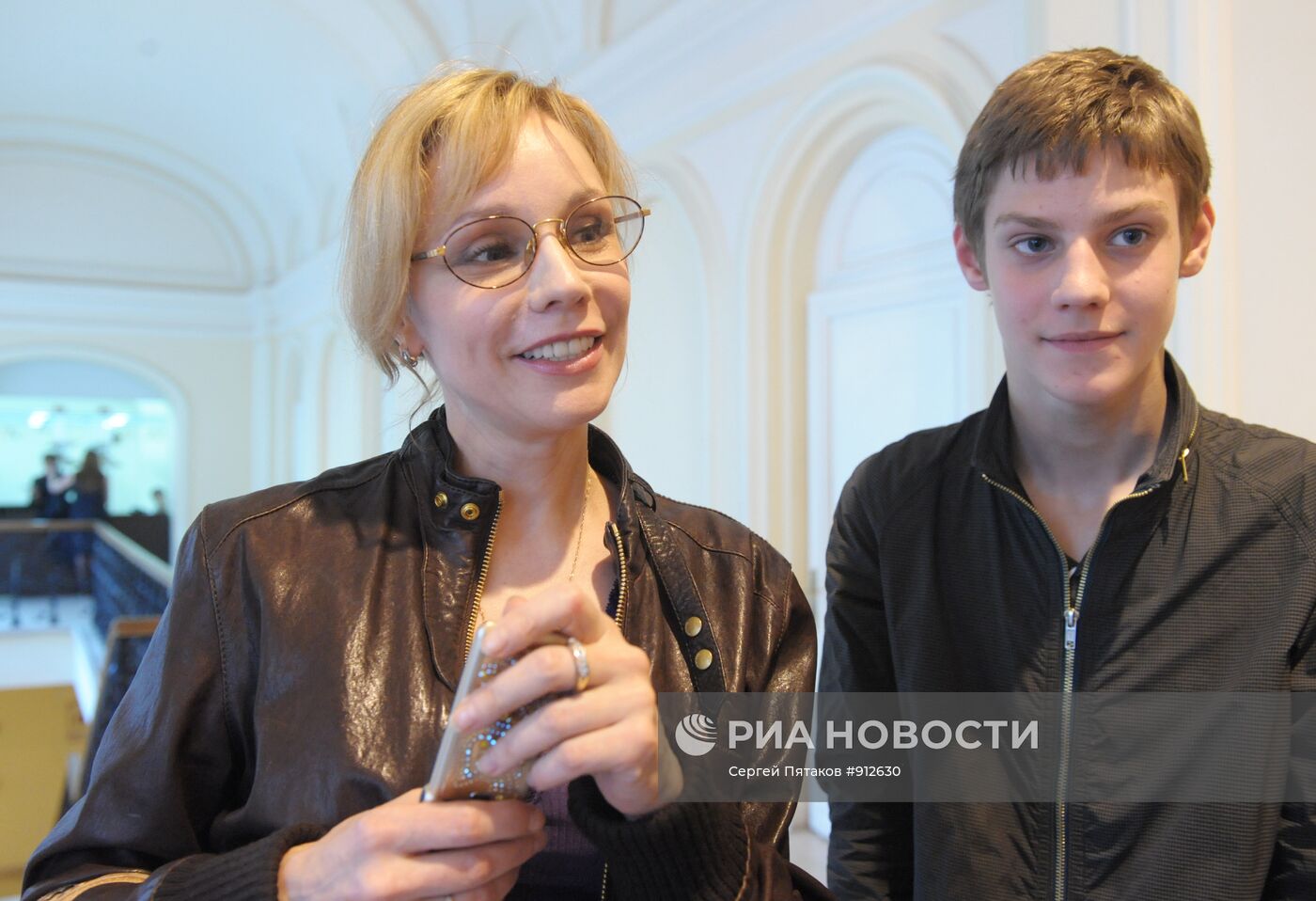 Марина Зудина и ее сын Павел