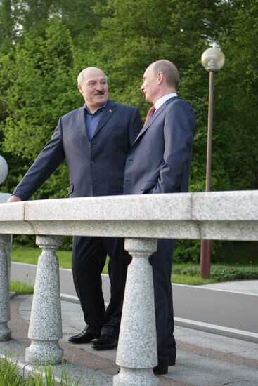 Встреча Владимира Путина с Александром Лукашенко