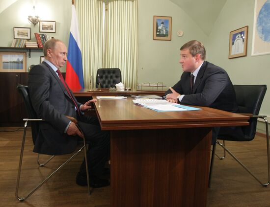 Встреча Владимира Путина с Андреем Турчаком