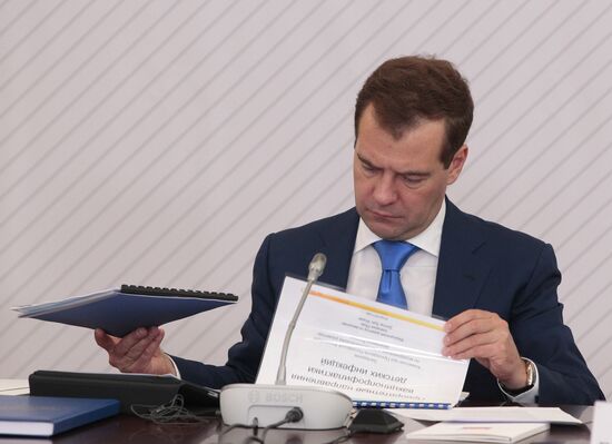 Д.Медведев посетил Первый МГМУ им.И.М.Сеченова