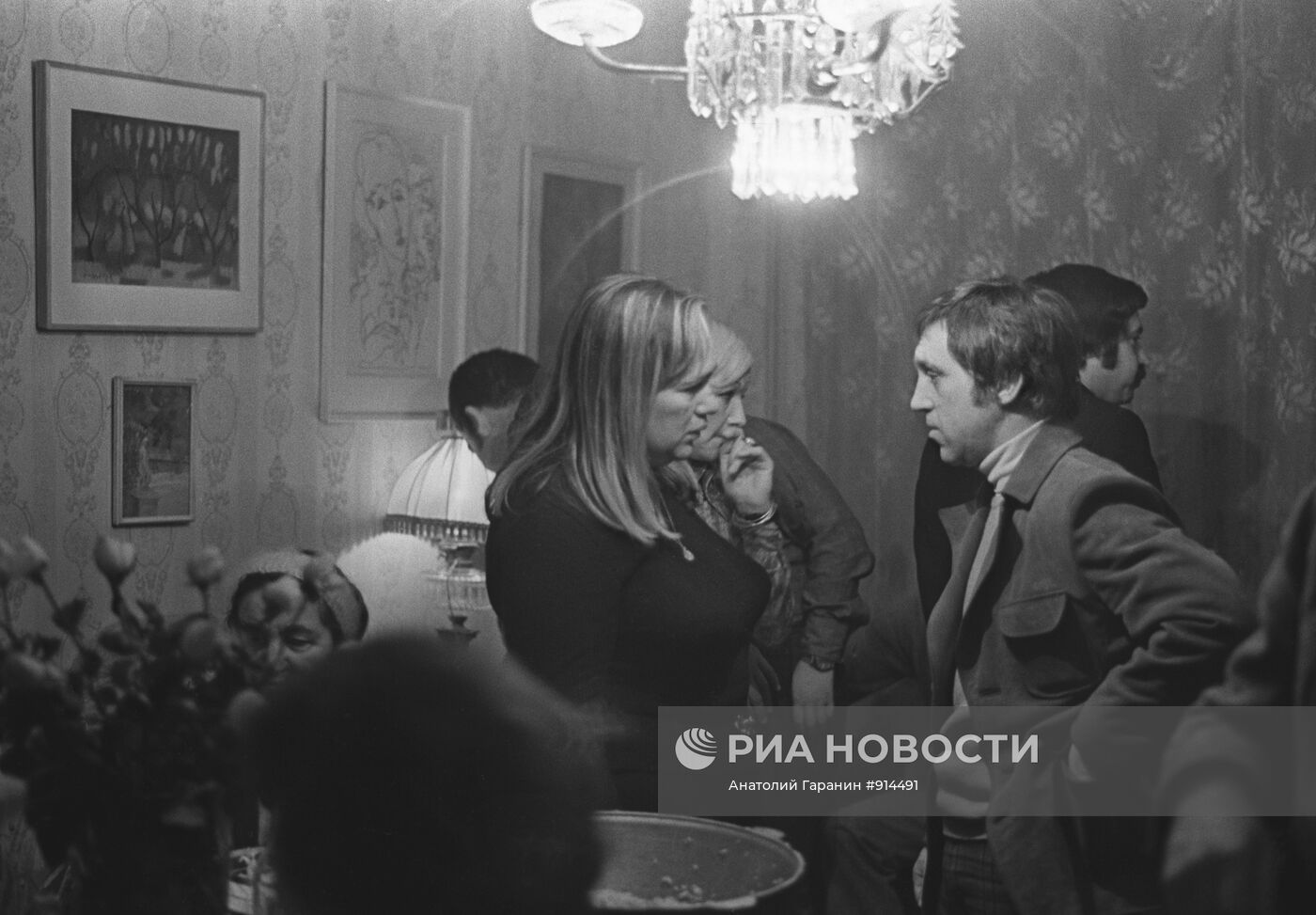 Галина Борисовна Волчек и Владимир Семёнович Высоцкий