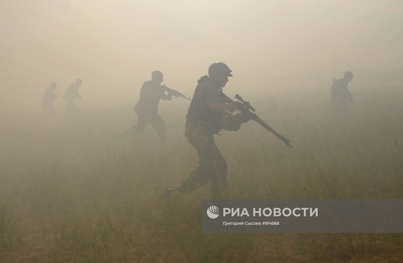 Учения батальона морской пехоты Каспийской флотилии