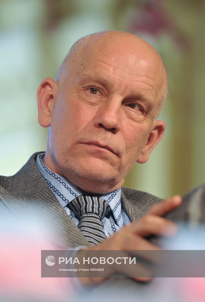 Пресс-конференция актера Джона Малковича