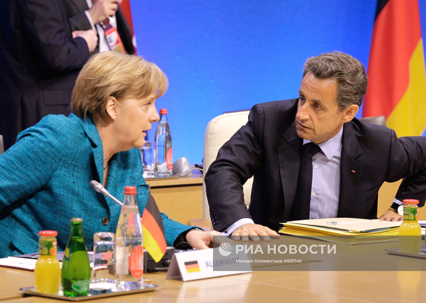 Ангела Меркель, Николя Саркози