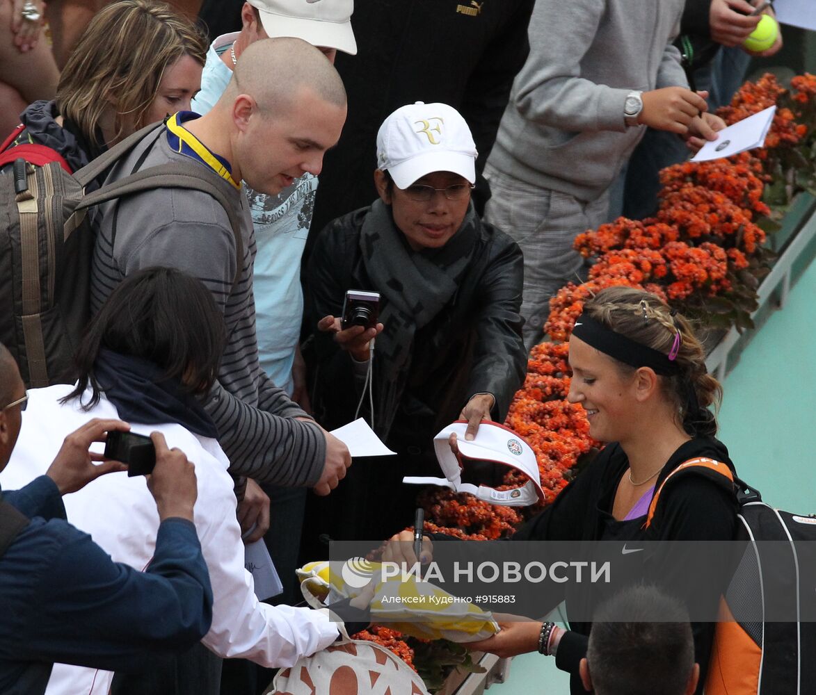 Теннис. Ролан Гаррос - 2011. Пятый день