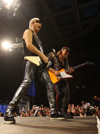 Прощальный концерт рок-группы "Scorpions" в Москве