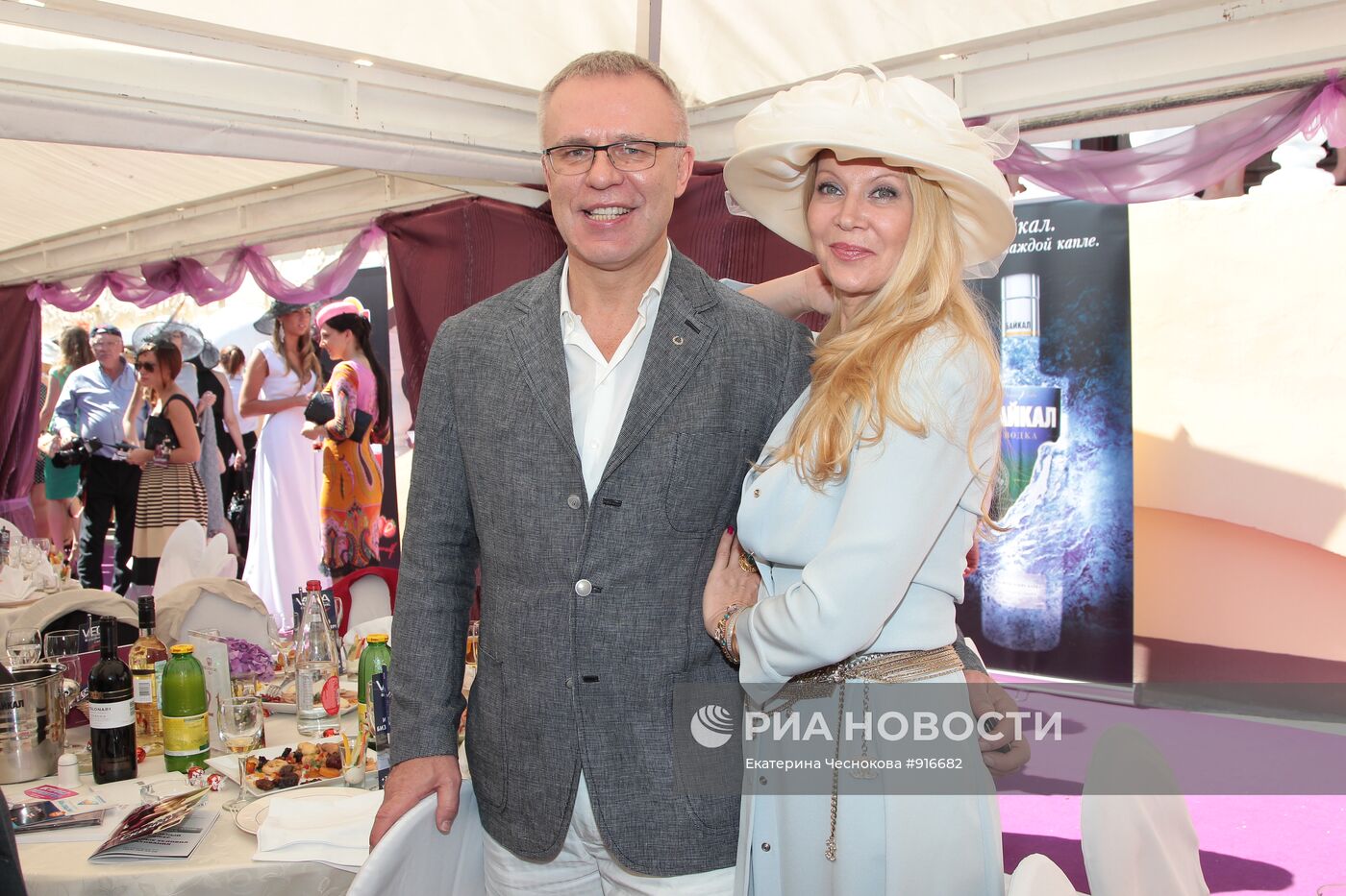 Вячеслав Фетисов с супругой Ладой