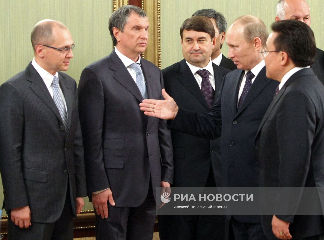 Встреча Владимира Путина с Цахиагийном Элбэгдоржем