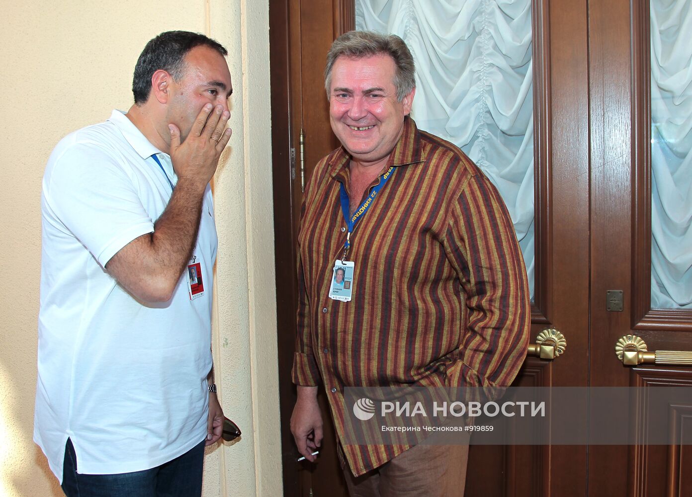 Александр Роднянский и Юрий Стоянов