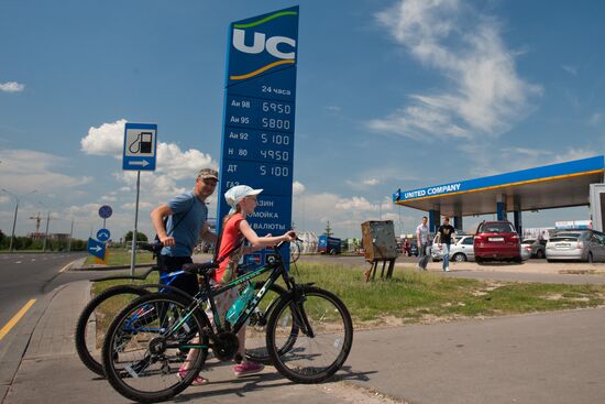 В Минске выросли цены на бензин