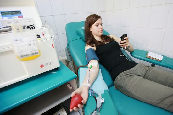 Работа центра переливания крови ФМБА России