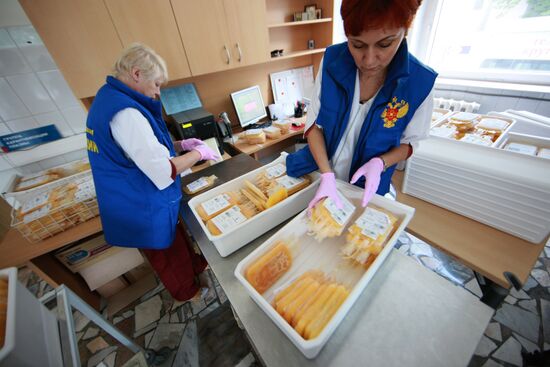 Работа центра переливания крови ФМБА России