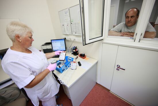 Работа центра переливания крови ФМБА России