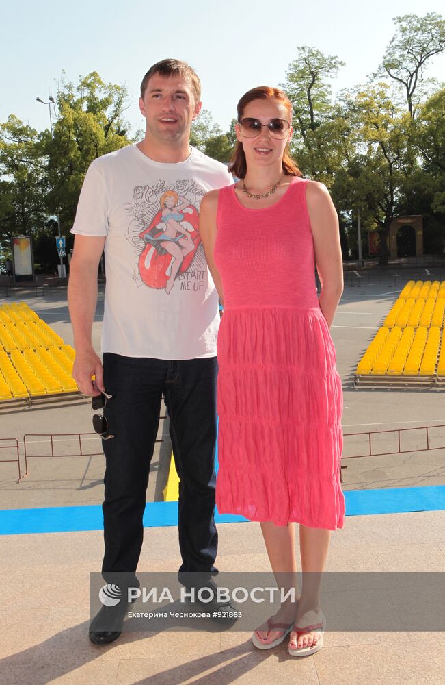 Владимир Вдовиченков с супругой Ольгой