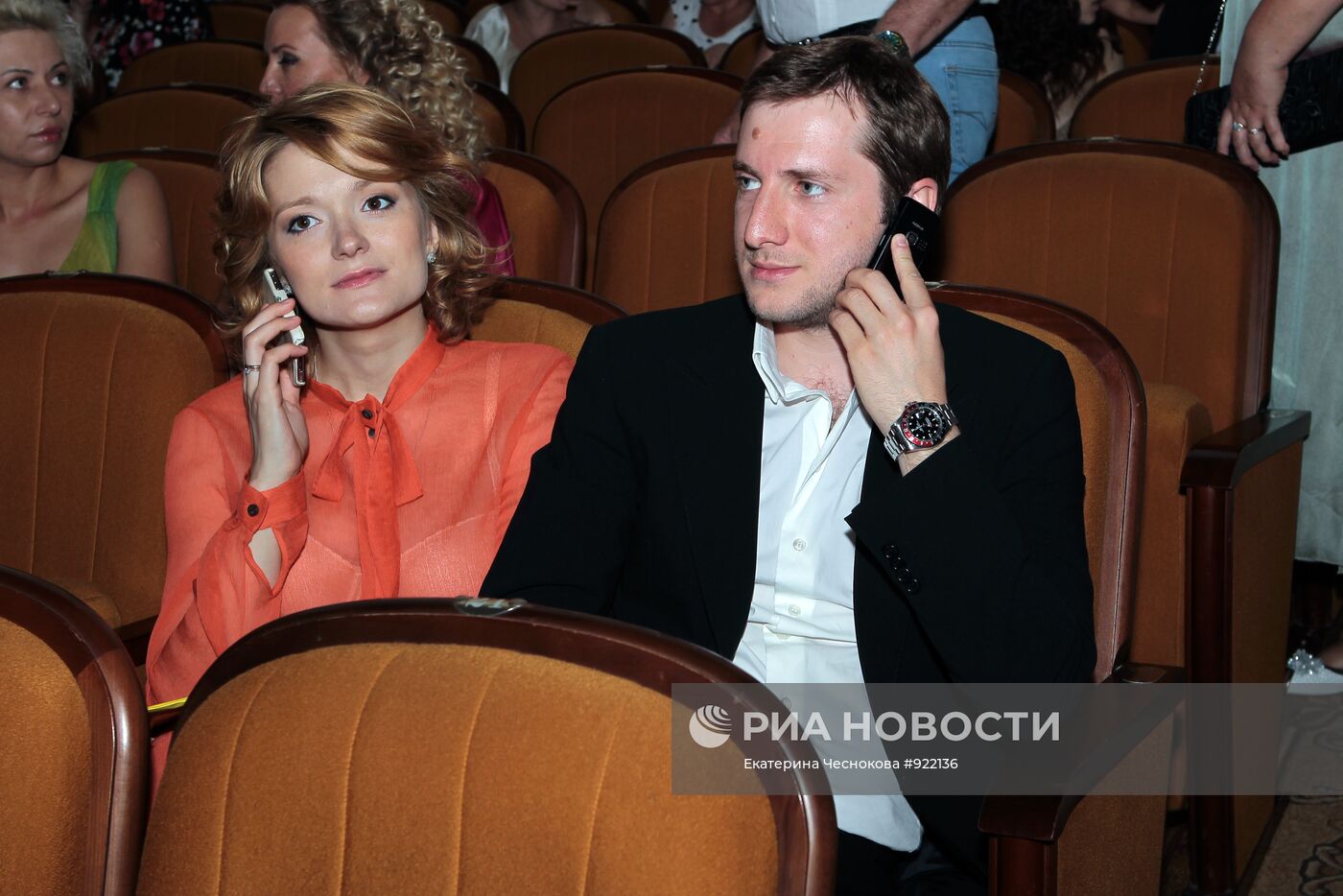 Надя Михалкова с супругом Резо Гигинеишвили