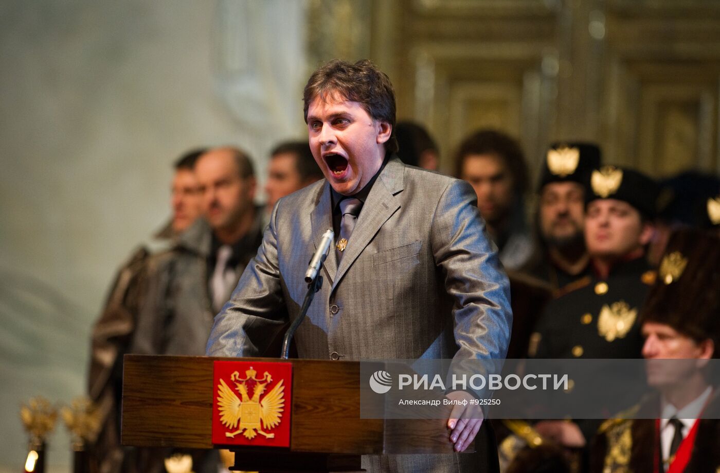 Прогон оперы Николая Римского-Корсакова "Золотой петушок"
